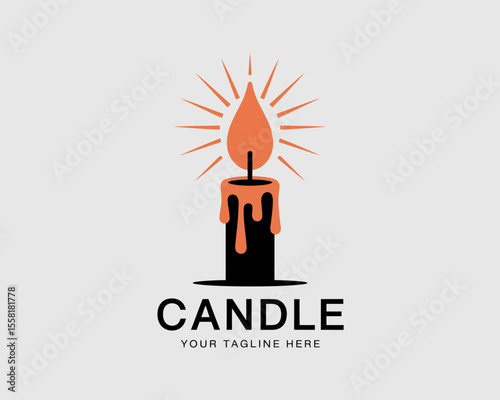 Candle Flame Logo