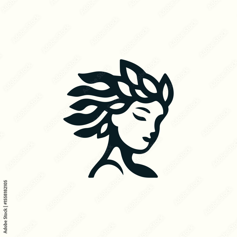 Fototapeta premium Nymph logo