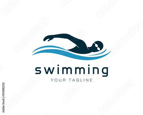 Swimming Logo Design