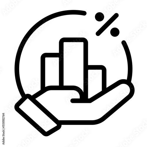 Hand Holding Growth Graph