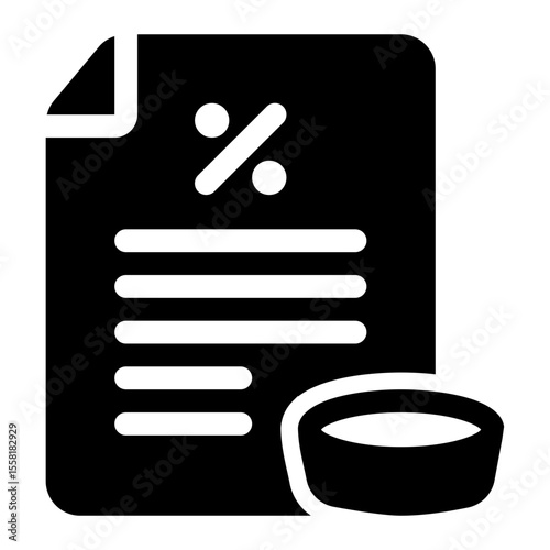 Document, Coin, Percentage Report