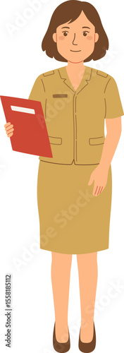 Indonesian civil servant well known as PNS