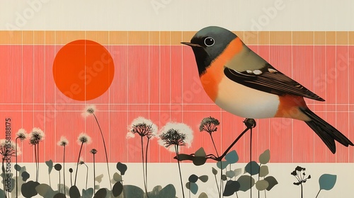 Application on the theme of design and illustrations, graphics and nature.
