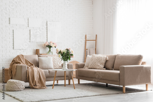 Interior of stylish living ...