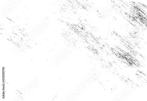 Diagonal scratched grunge texture. Distressed vector overlay with worn lines and abstract rough surface.