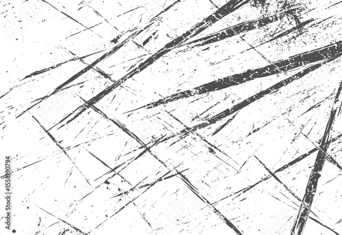 Heavy grunge texture with intersecting diagonal scratches and rough overlays.