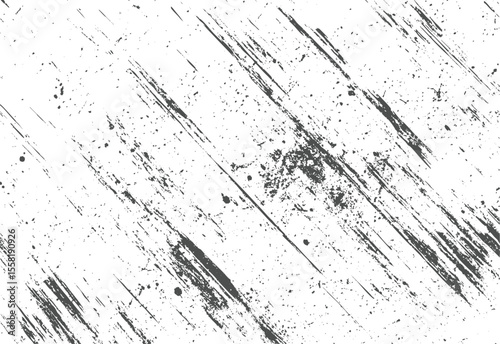 Diagonal grunge streaks with scattered splatter and distressed texture.