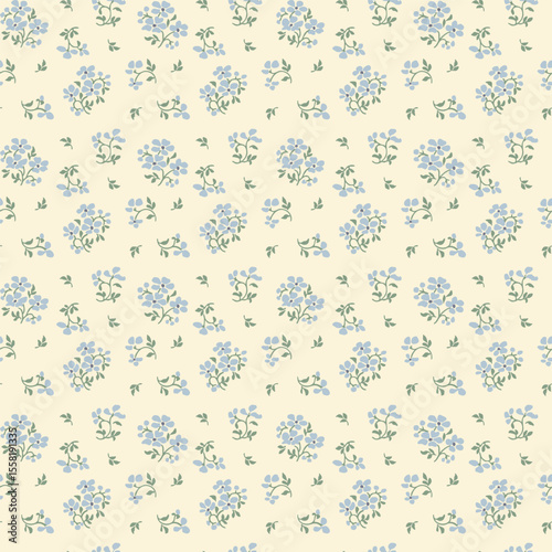 Adobe Illustrator Artwork Vintage Floral Pattern