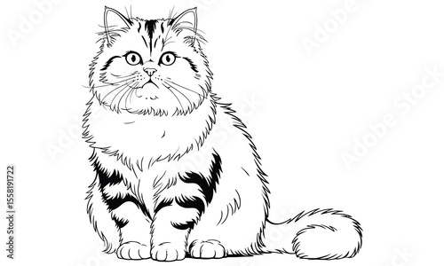 black and white cat