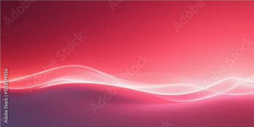 Abstract pink background with flowing light waves and a vibrant, bright, purple and pink color pattern