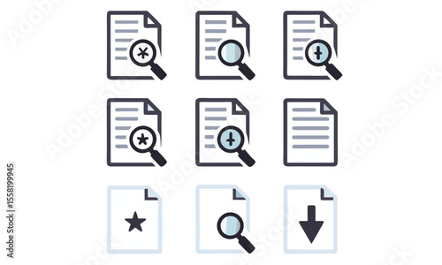 document icon vector