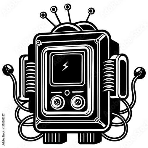 retro tv camera