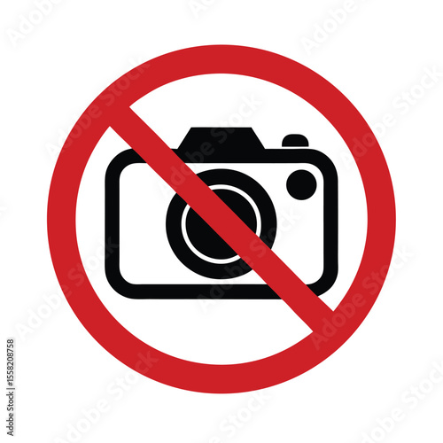 no photography sign