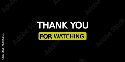 Tapeta thank you for watching for content video