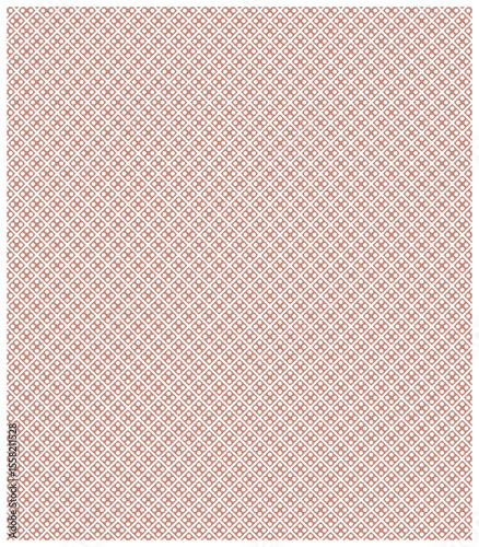 Seamless orange guilloche security pattern, ornamental repetitive line background