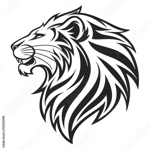 Wallpaper Mural Minimalist Lion Head Tattoo – Strong and Majestic Symbol Vector Illustration

 Torontodigital.ca