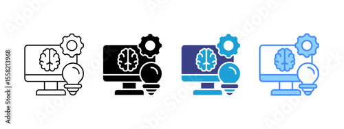Creative Mind Multipel Icon Set.