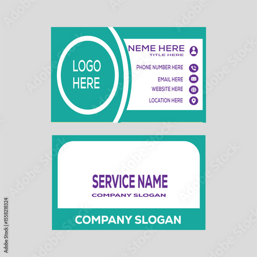 Business card template visiting card design