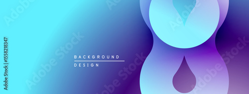 Abstract gradient background. Blue, purple hues blend smoothly. Minimalist design, modern aesthetic, suitable for digital projects.