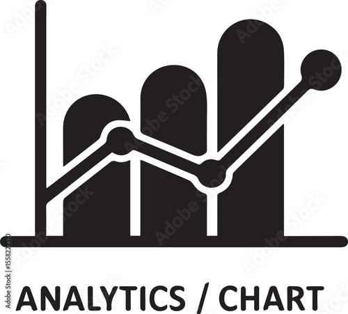 Analytics/chart vector icon