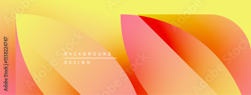 Abstract gradient background. Yellow, orange, red hues blend smoothly. Minimalist design with text overlaybackground, design. Modern aesthetic.