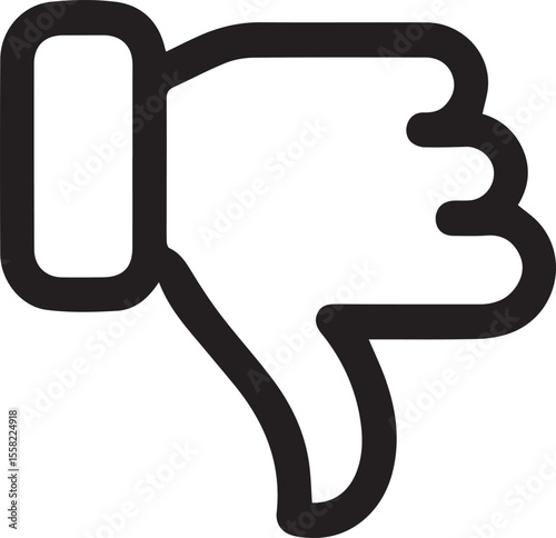  Thumbs Down vector icon
