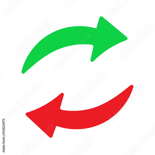 reversible arrows indicatio directional icon arrows illustration design