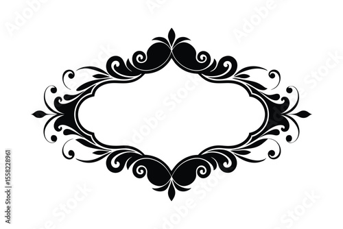 vintage  floral boarder design ornament, mandala, flower, christmas ornament on an isolated background vector illustration.