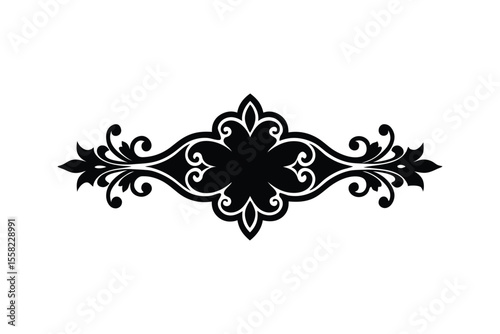 vintage  floral boarder design ornament, mandala, flower, christmas ornament on an isolated background vector illustration.