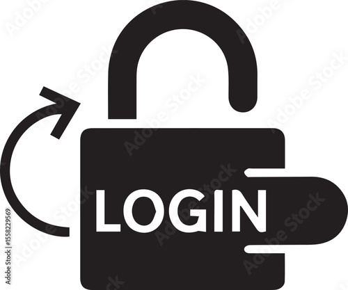 Login vector icon