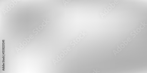 Modern foil background with metal mirror texture. Chrome gradient surface with light gloss abstract