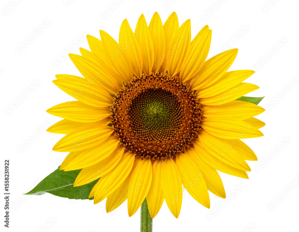 Fototapeta premium Firefly_Isolated Sunflower 