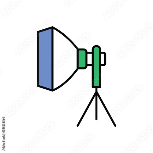 Studio Light Icon vector stock illustration