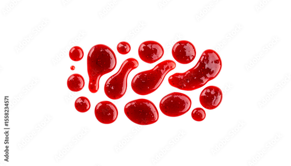 Fototapeta premium Jam isolated on white background.