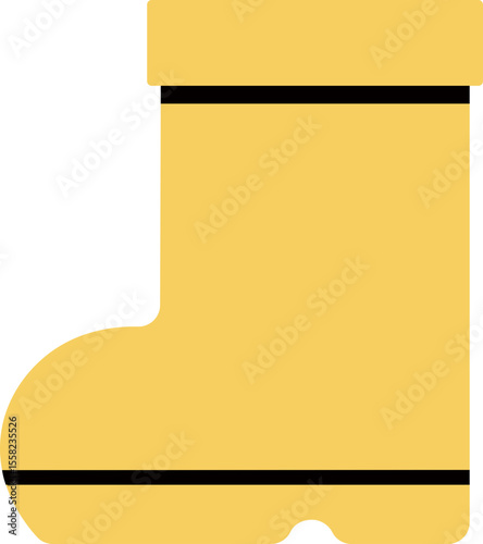 yellow rain boots