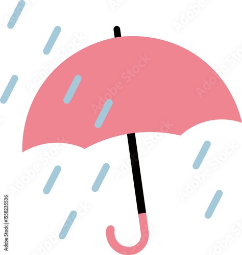 pink umbrella