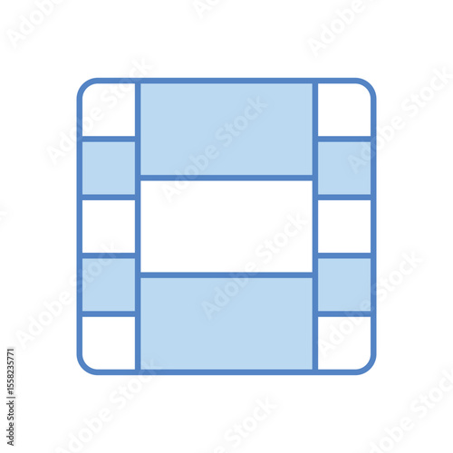 Film Strip Icon vector stock illustration