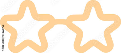 Billede på lærred star-shaped glasses