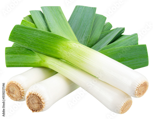 Firefly_PNG Fresh leek vegetable plant food 