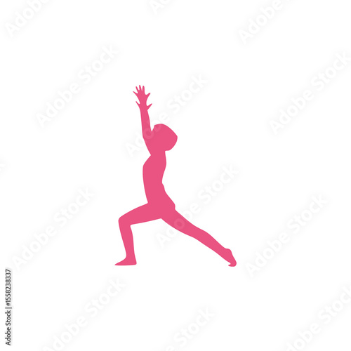 Peaceful yoga illustration showing meditation and body balance for health and mindfulness.