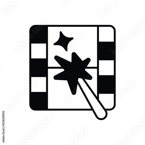 Visual Effects Icon vector stock illustration