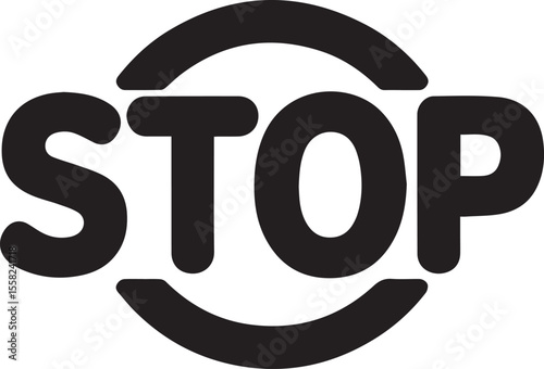 Stop Sign vector icon