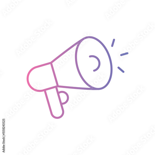 Megaphone Icon vector stock illustration