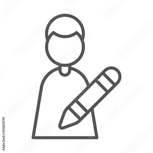 Author  icon design