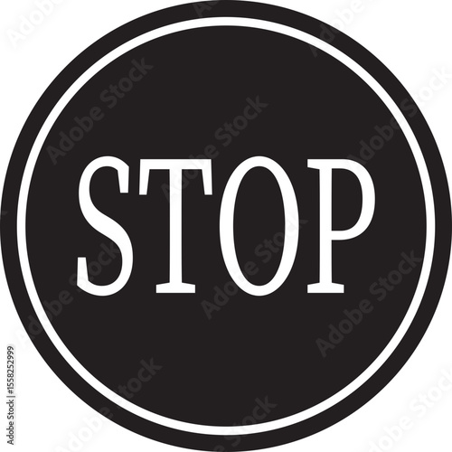 Stop icon.No Entry or No Sign and Warning Icon.hand stop sign and symbol. Do not enter red sign.Alert information, accident notification vector illustration.sign icon vector illustration.