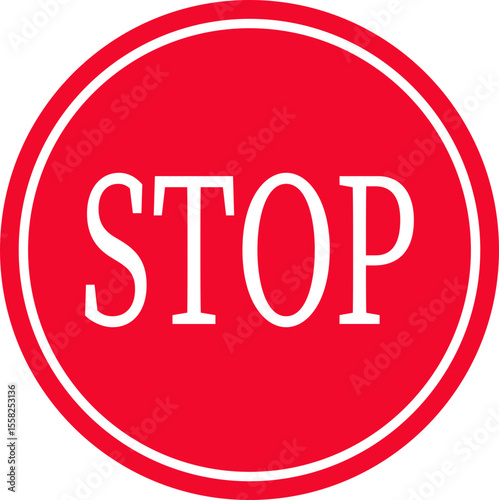 Stop icon.No Entry or No Sign and Warning Icon.hand stop sign and symbol. Do not enter red sign.Alert information, accident notification vector illustration.sign icon vector illustration.