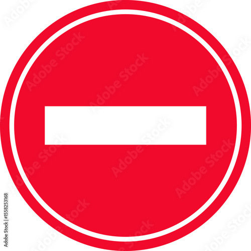 Stop icon.No Entry or No Sign and Warning Icon.hand stop sign and symbol. Do not enter red sign.Alert information, accident notification vector illustration.sign icon vector illustration.