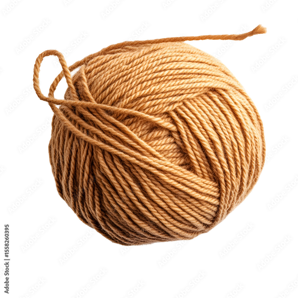 Soft Brown Yarn Ball for Knitting Crochet Soft Brown Yarn Ball for Knitting Crochet