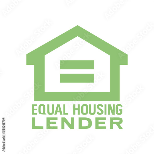 EQUAL HOUSING LENDER ICON VECTOR
