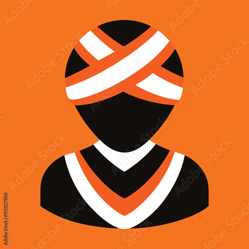 Turban Illustration Pack with Wrapped and Layered Designs